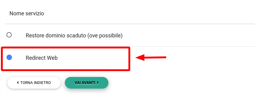 Redirect web in pochi click con bitName
